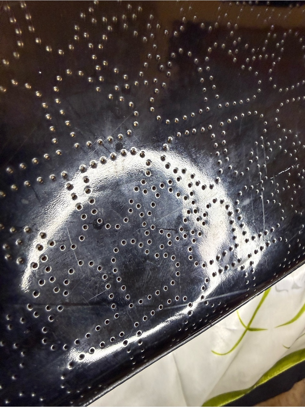 Kate Spade New York Perforated Patent Leather Tote Bag – Black - Picture 8 of 16